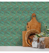 Sea Green Peel and Stick Tiles